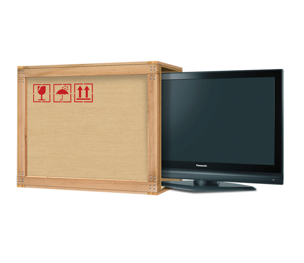 Caixa reforçada para TV 